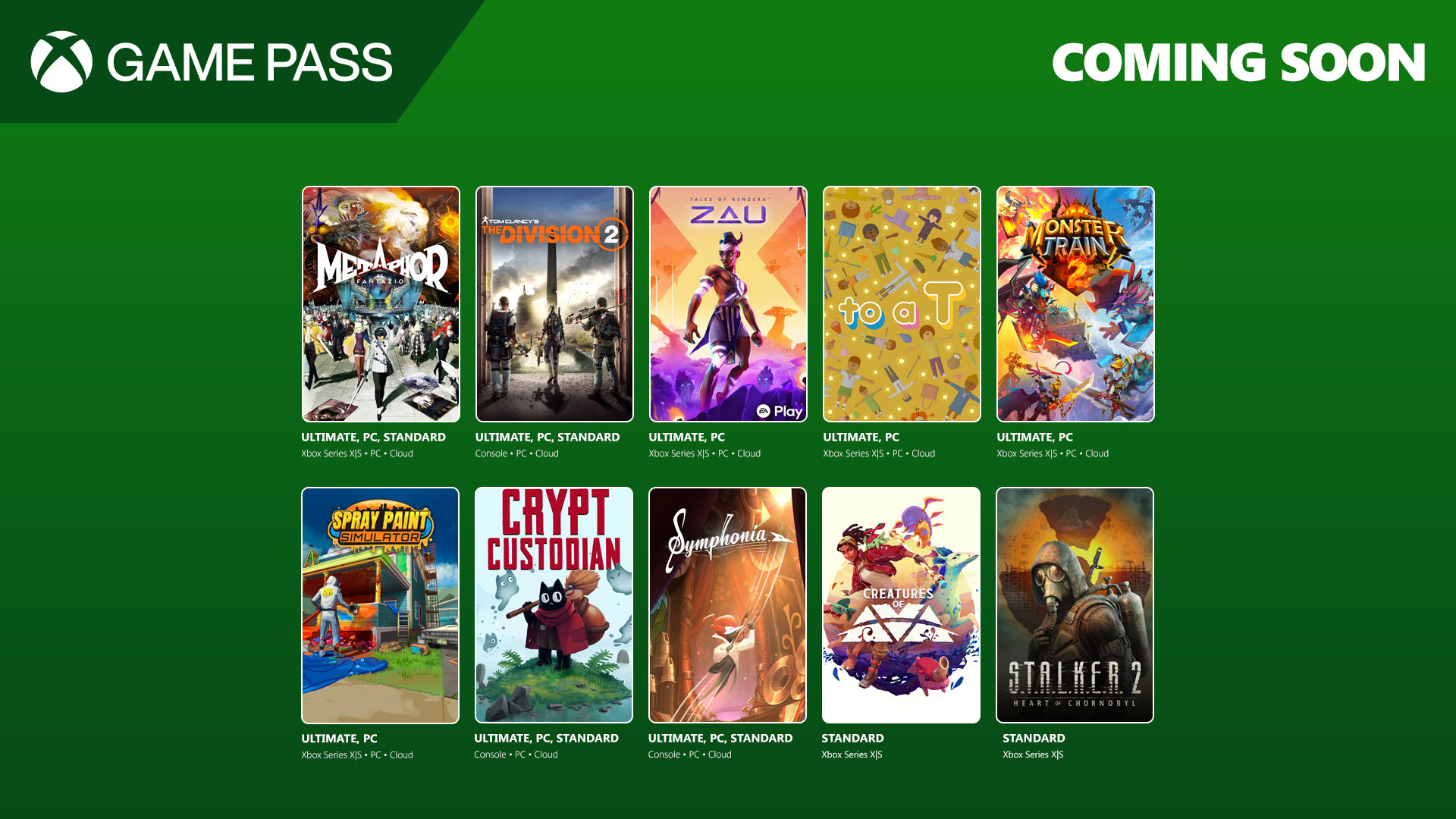 Xbox Game Pass Maio 2025: Metaphor ReFantazio, The Division 2 e Novos Jogos Chegam ao Catálogo!