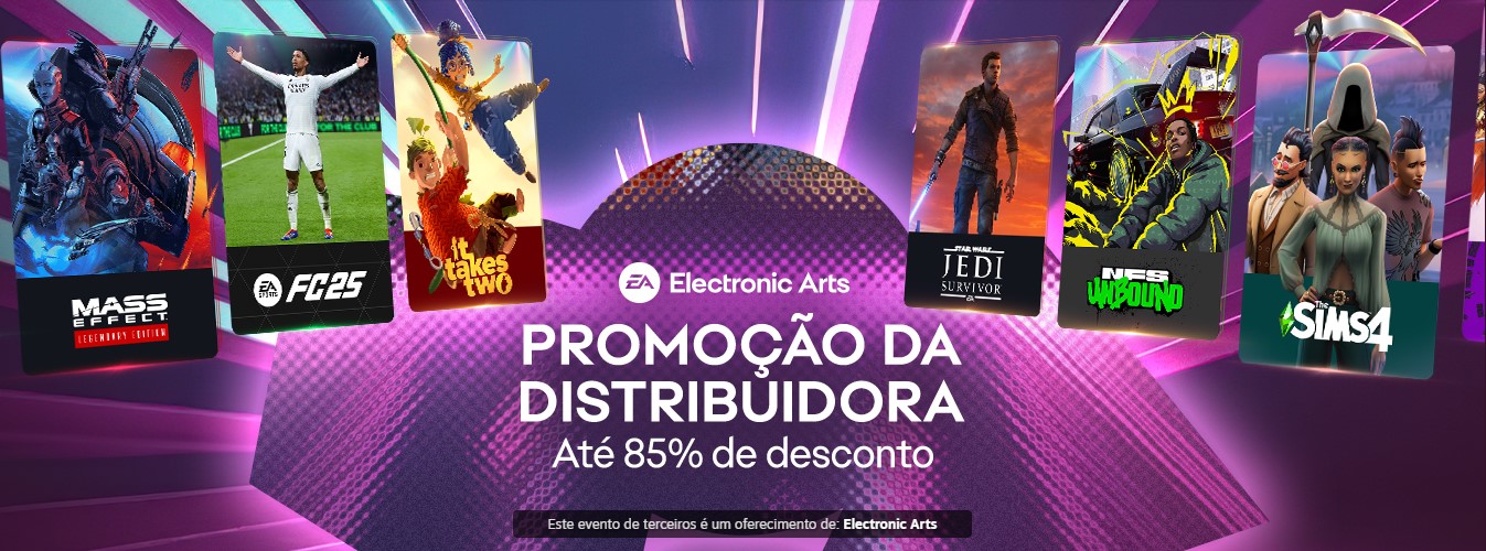 Promoção Imperdível da EA na Steam: Jogos com Até 85% de Desconto!