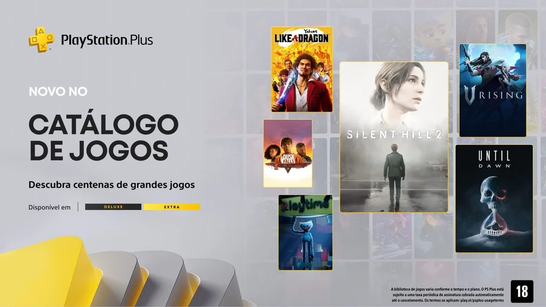 Novos jogos do PlayStation Plus para outubro 2025: terror, RPGs e clássicos