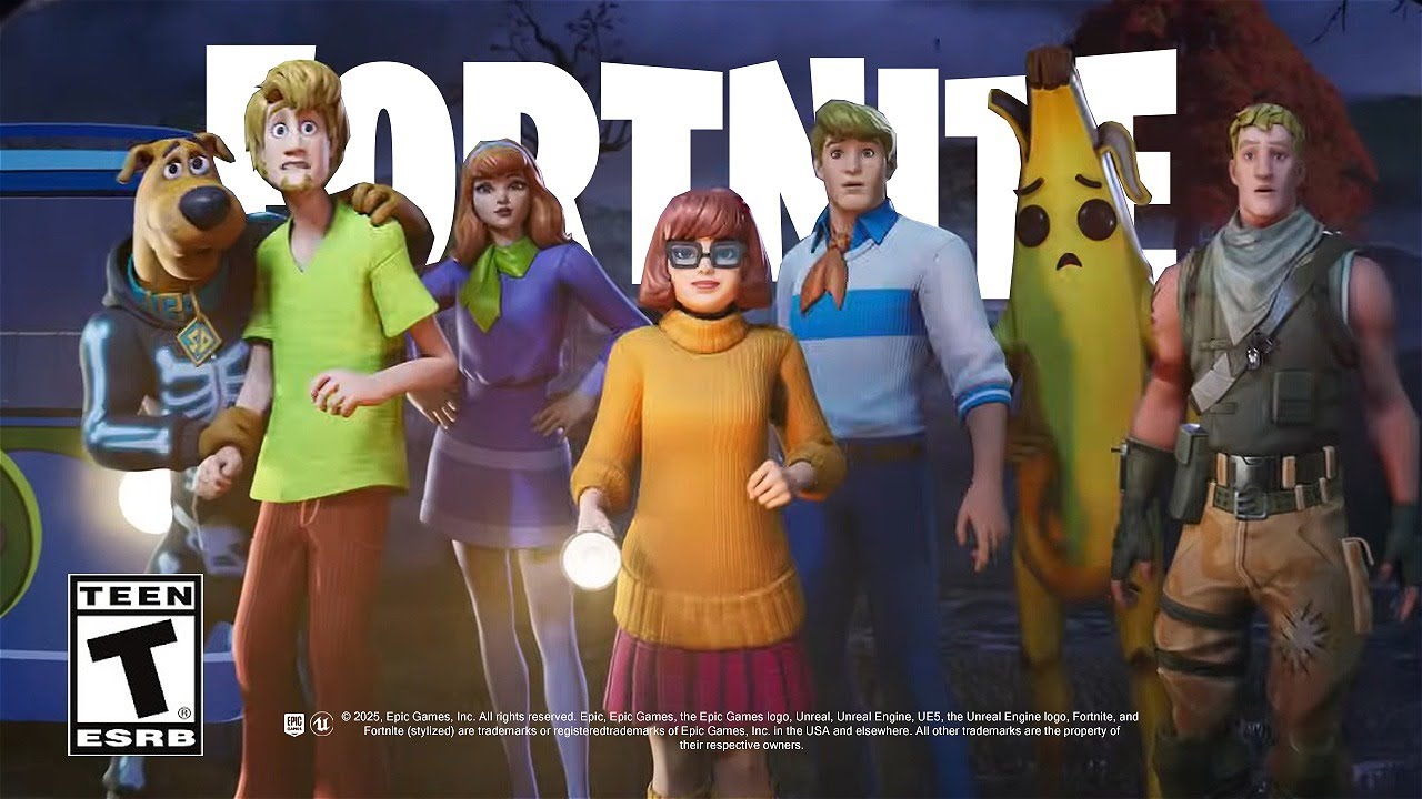 As skins Scooby-Doo já estão no Fortnite! Veja detalhes do crossover Fortnitemares 2025